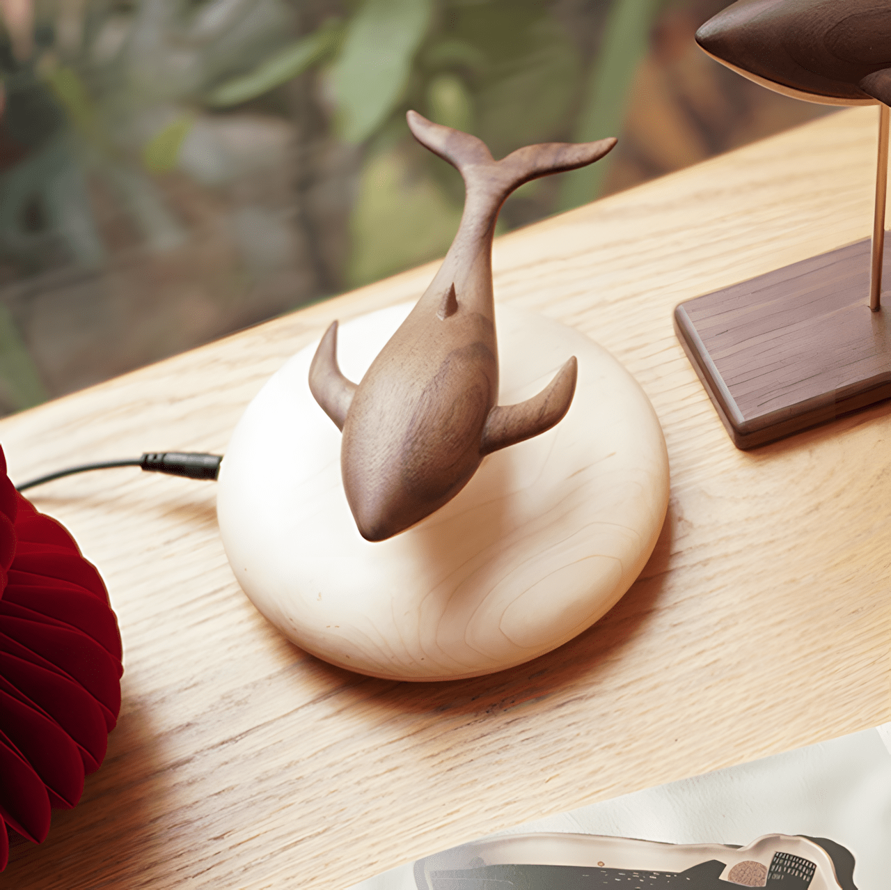 Floating Wood Whale - Longgoods